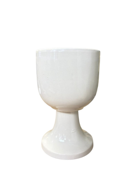 SERAMİK AYAKLI KADEH SAKSI