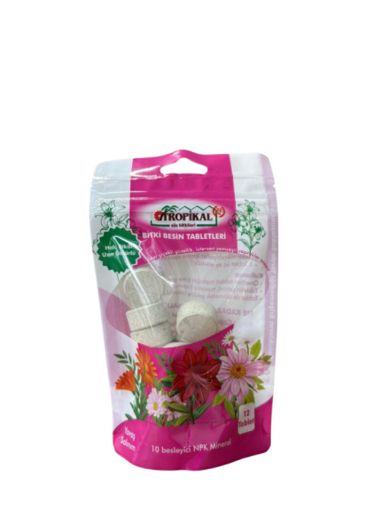 TROPİKAL BİTKİ BESİN TABLETLERİ 10 ADETLİ PAKET