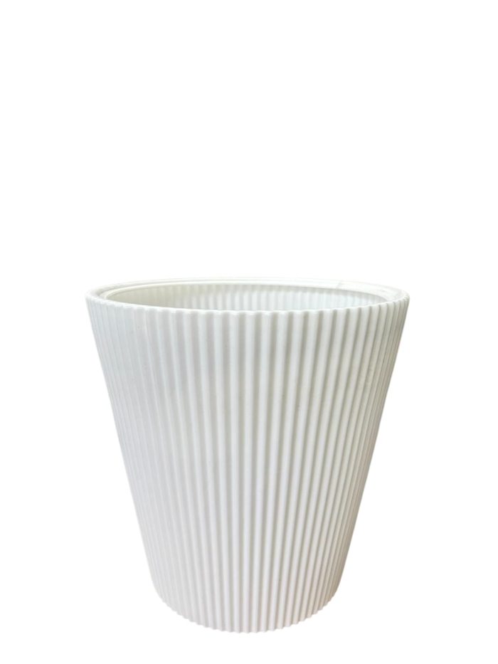 SERİNOVA BEYAZLUNA SAKSI 50 CM YÜKSEKLİK - Görsel 1
