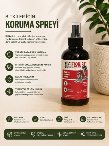 Florist Guard-Bitkiler İçin Mantar Önleyici Doğal Koruma Sprey