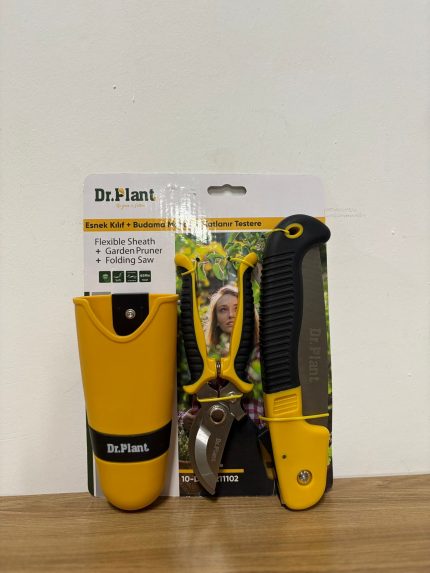 Dr.plant bahçe makası,katlanır testere ve kılıfı seti