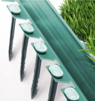 Çim Ayracı (Plastik) 25 metre yeşil - Görsel 3