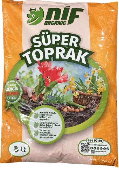 Nif organik süper toprak 5 litre