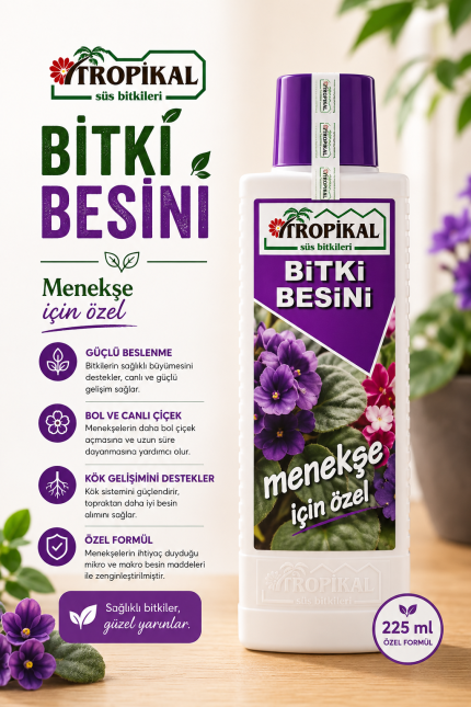 Tropikal Menekşe Bitki Besini (225 ml)